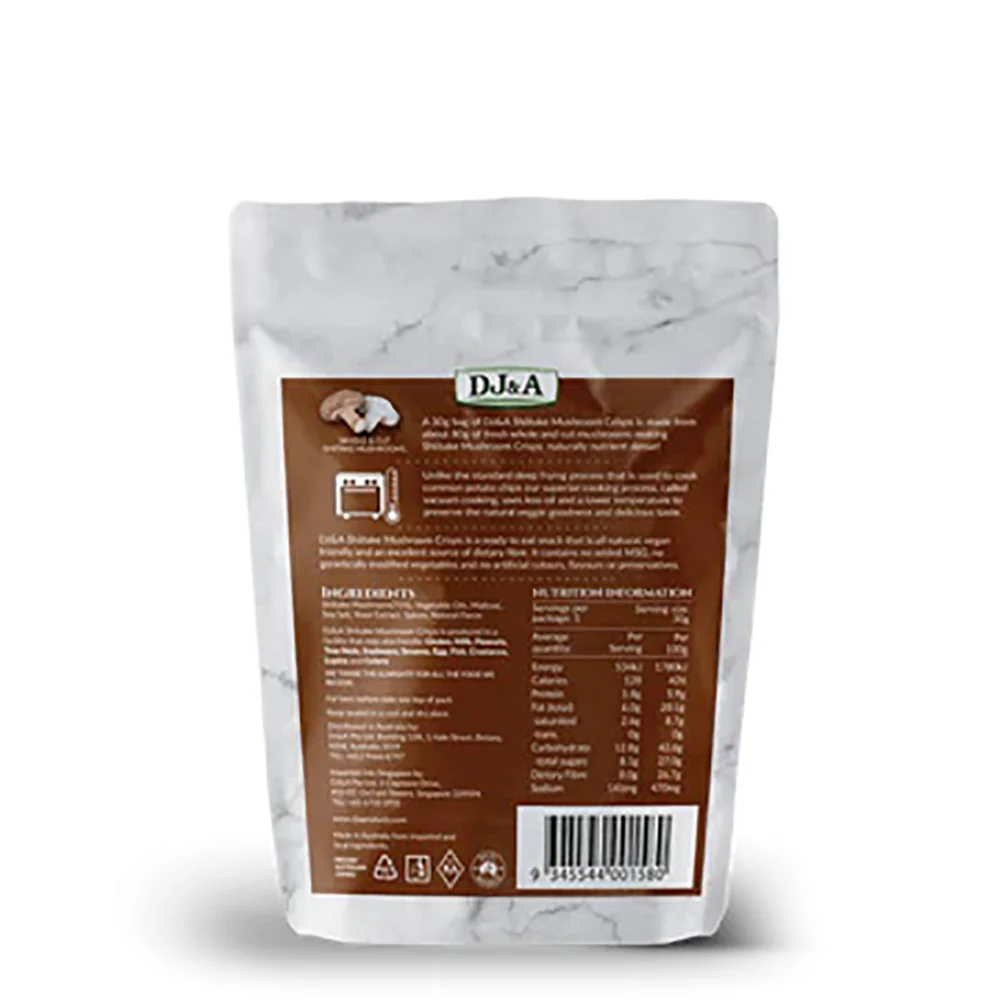 DJ&A Shiitake Mushroom Crisps 30g - Image 2