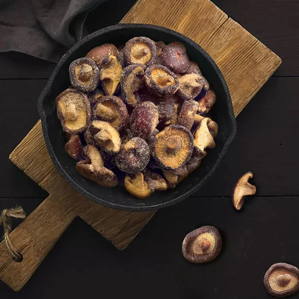 DJ&A Shiitake Mushroom Crisps – Lightly Cooked & Seasoned Snack 300g - Image 2