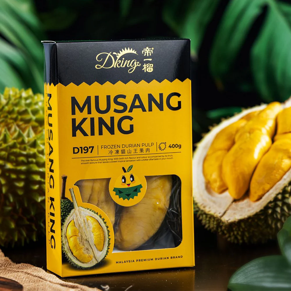 Dking Frozen Musang King Durian Flesh - 400g - Image 3