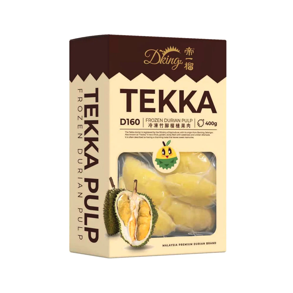 Dking Tekka Frozen Durian Pulp - 400g