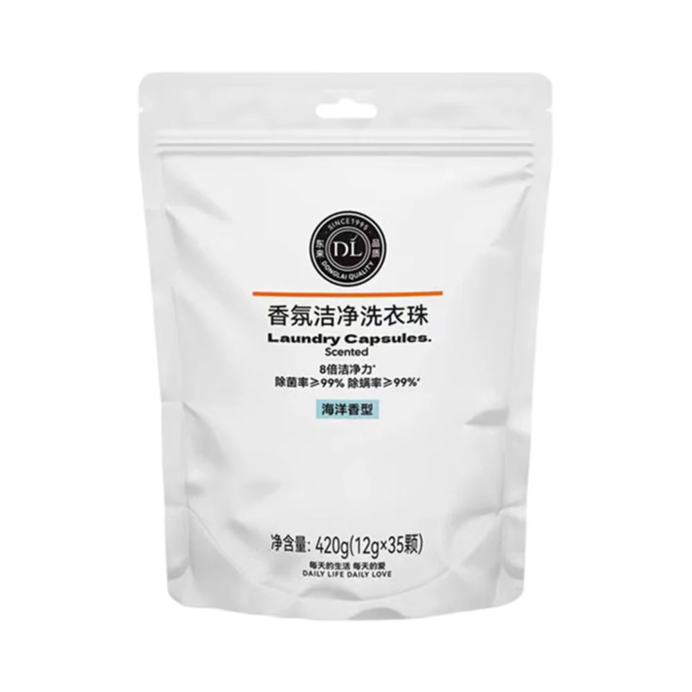 DL Scented Laundry Capsules – Ocean Fresh 12g × 35 Capsules - Laundry Detergent Pods – Limited Import