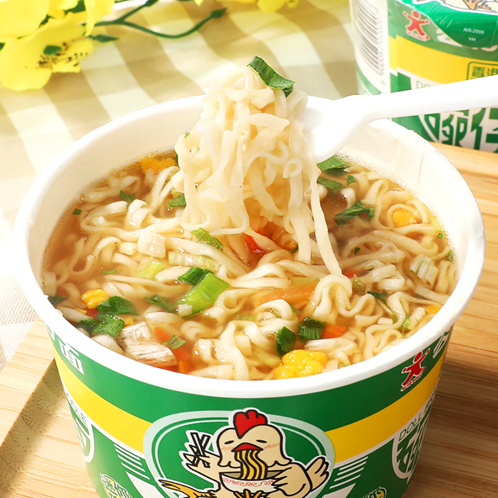 Doll Brand Big Bowl Instant Noodles - Creamy Chicken Flavor, 74g - Image 2