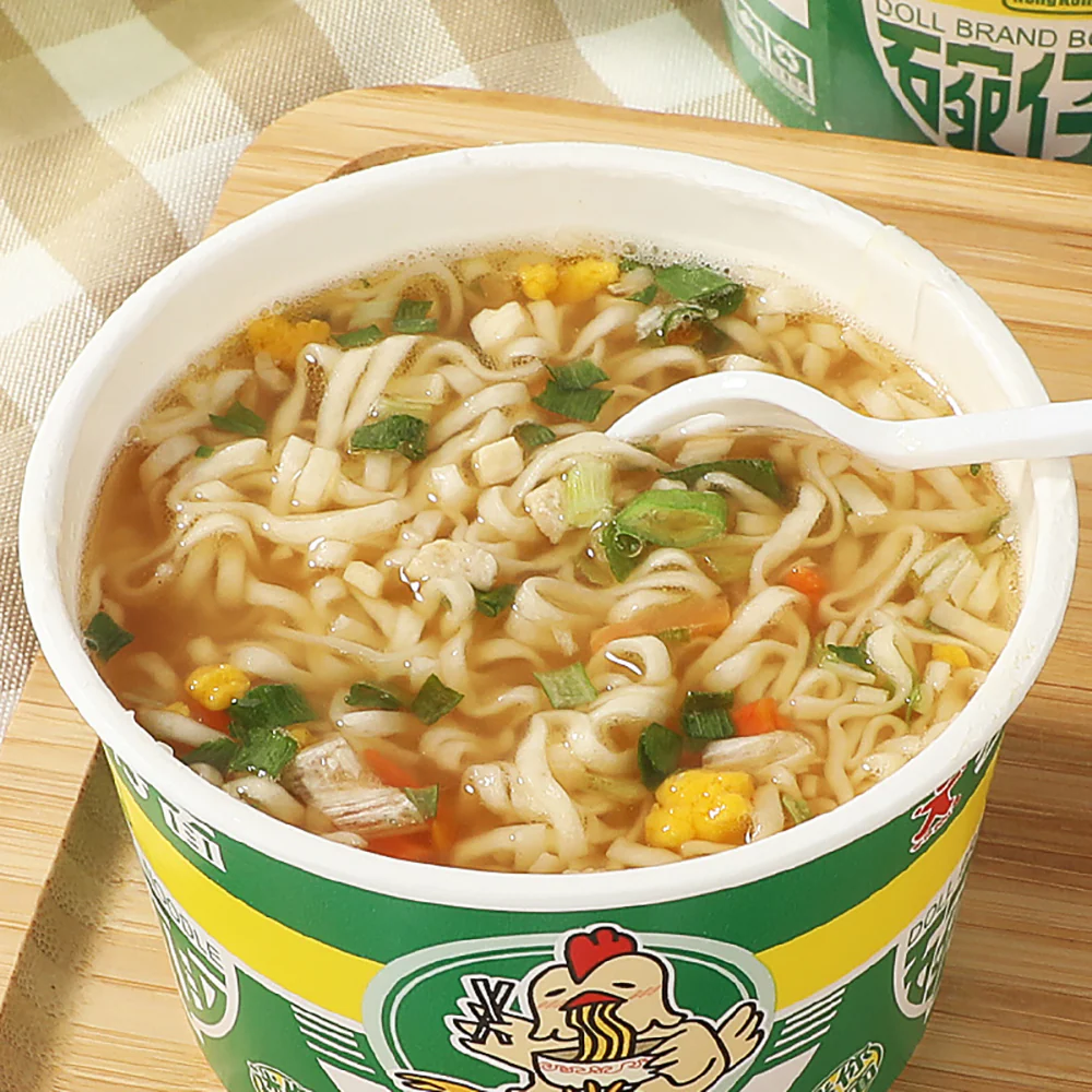 Doll Brand Big Bowl Instant Noodles - Creamy Chicken Flavor, 74g - Image 3