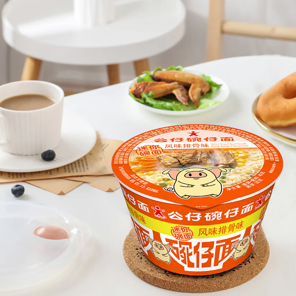 Doll Instant Bowl Noodles Pork Rib Flavor 40g - Image 2