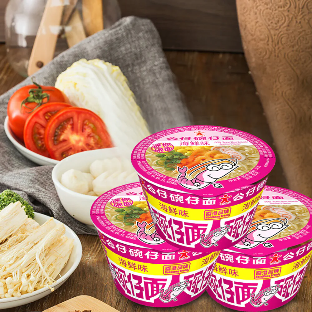 Doll Instant Bowl Noodles Seafood Flavor 34g - Image 3