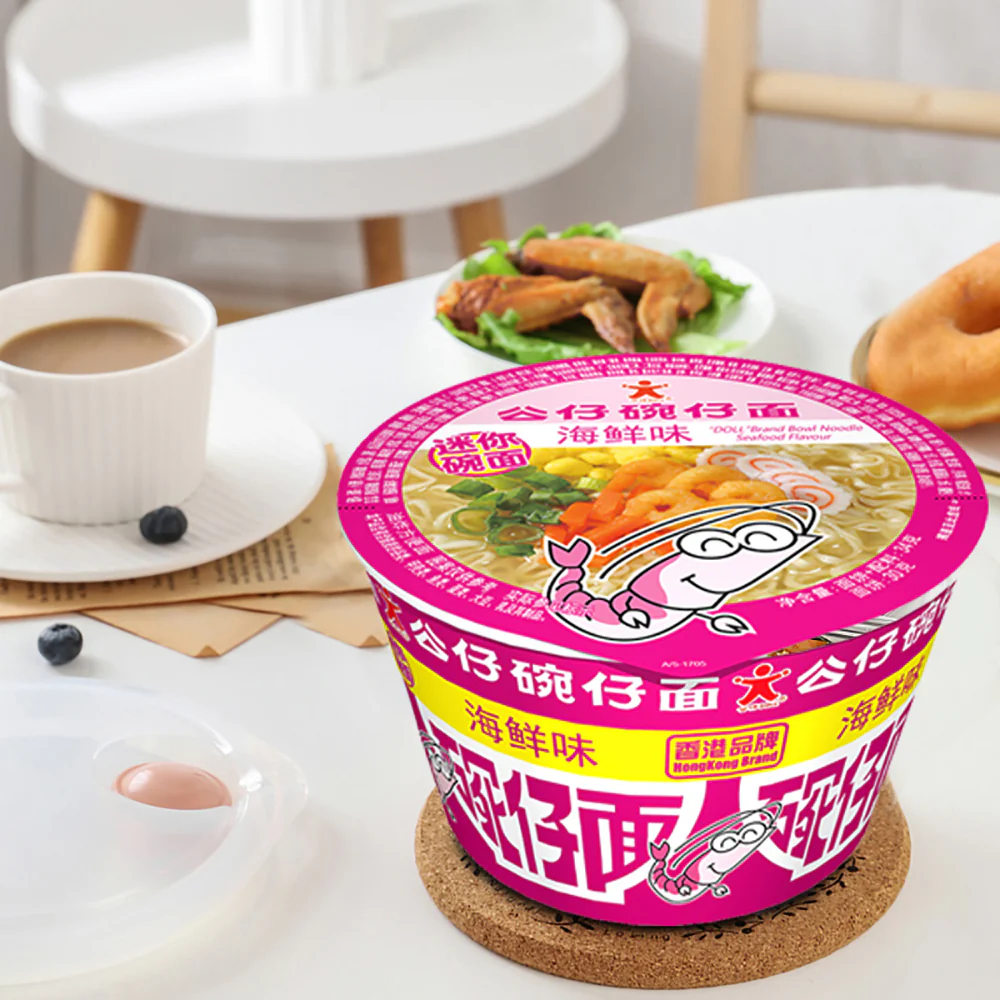 Doll Instant Bowl Noodles Seafood Flavor 34g - Image 4
