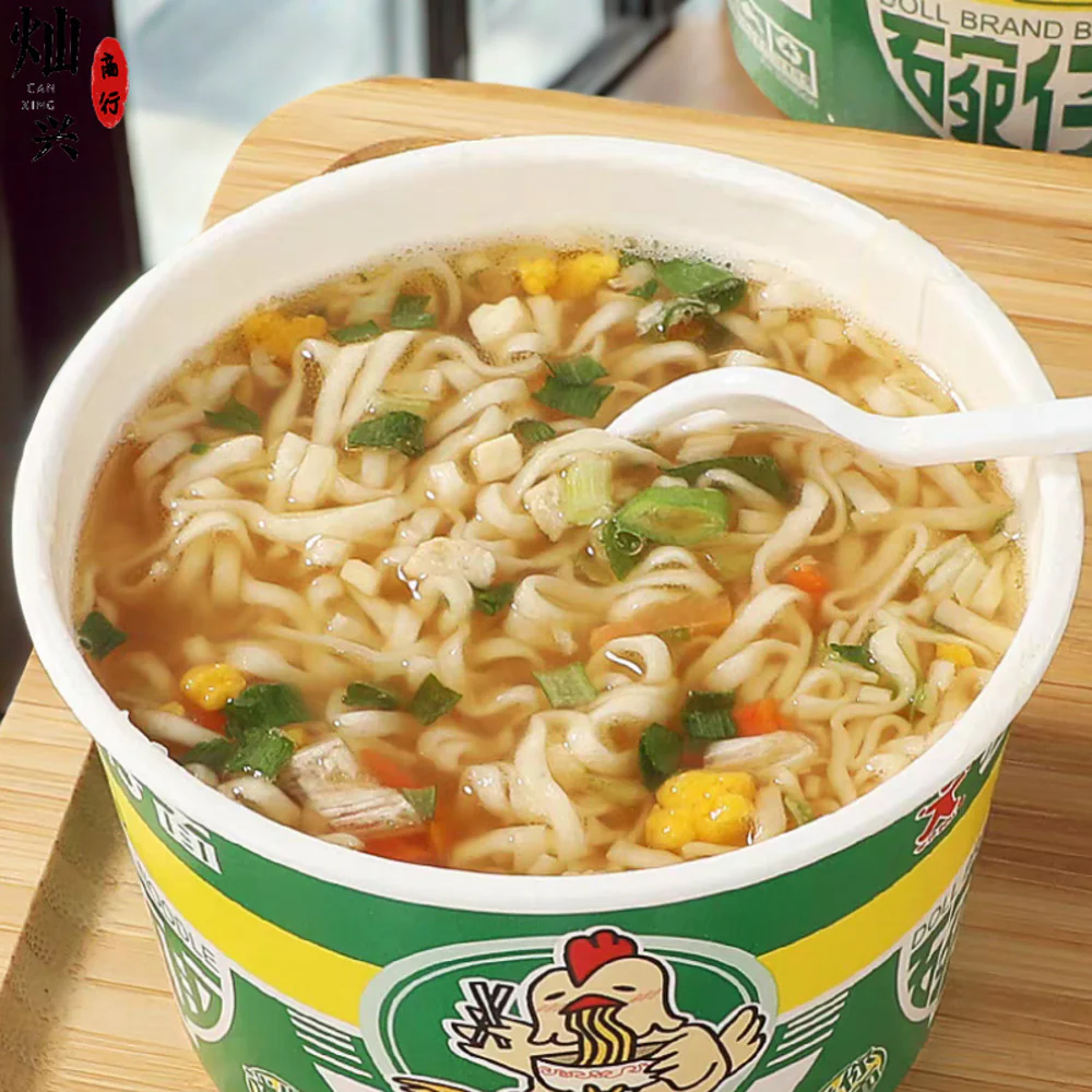 Doll Mini Bowl Noodles Egg & Chicken Flavour 36g - Image 2