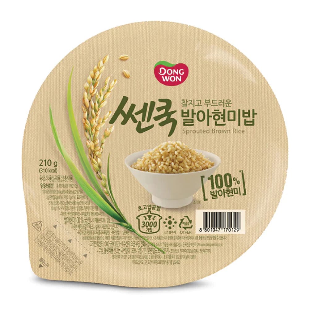 Dong Won Instant Sprouted Brown Rice - 210g x 3pcs - Image 2