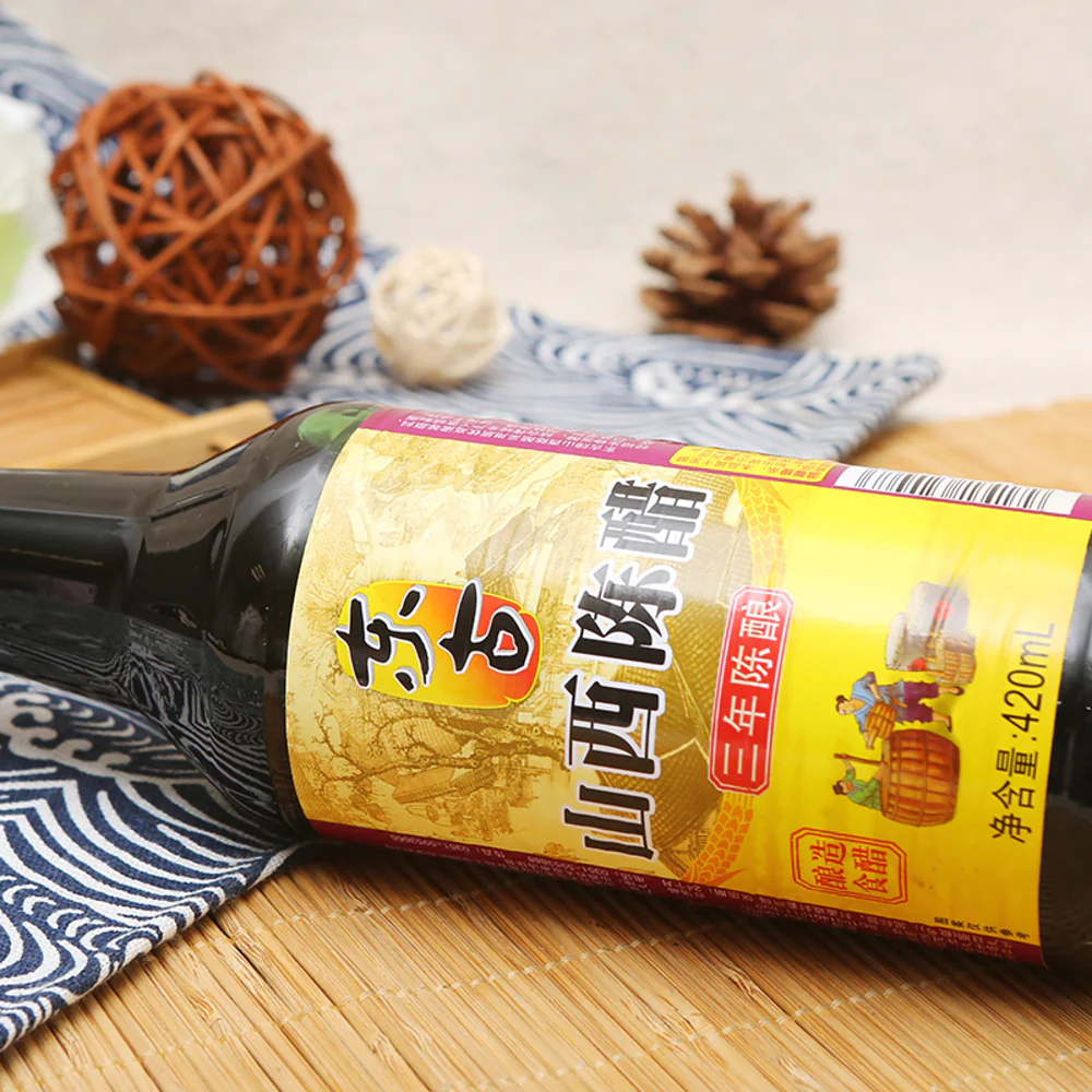 Donggu Shanxi Aged Vinegar 3 Years – 420ml – Chinese Black Vinegar for Cooking & Dipping - Image 2
