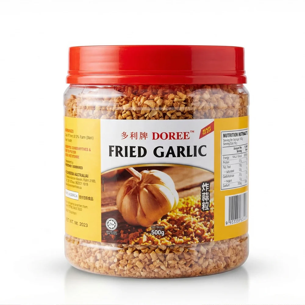 Doree Fried Garlic 500g - Crispy Garlic Bits for Topping & Seasoning