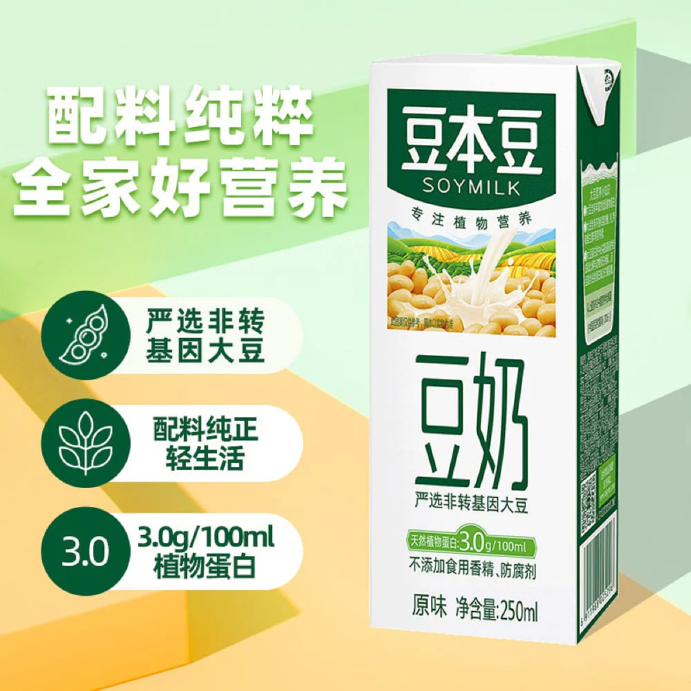 Douben Original Soy Milk - 250ml x 6 x 4 Bottles - Image 3