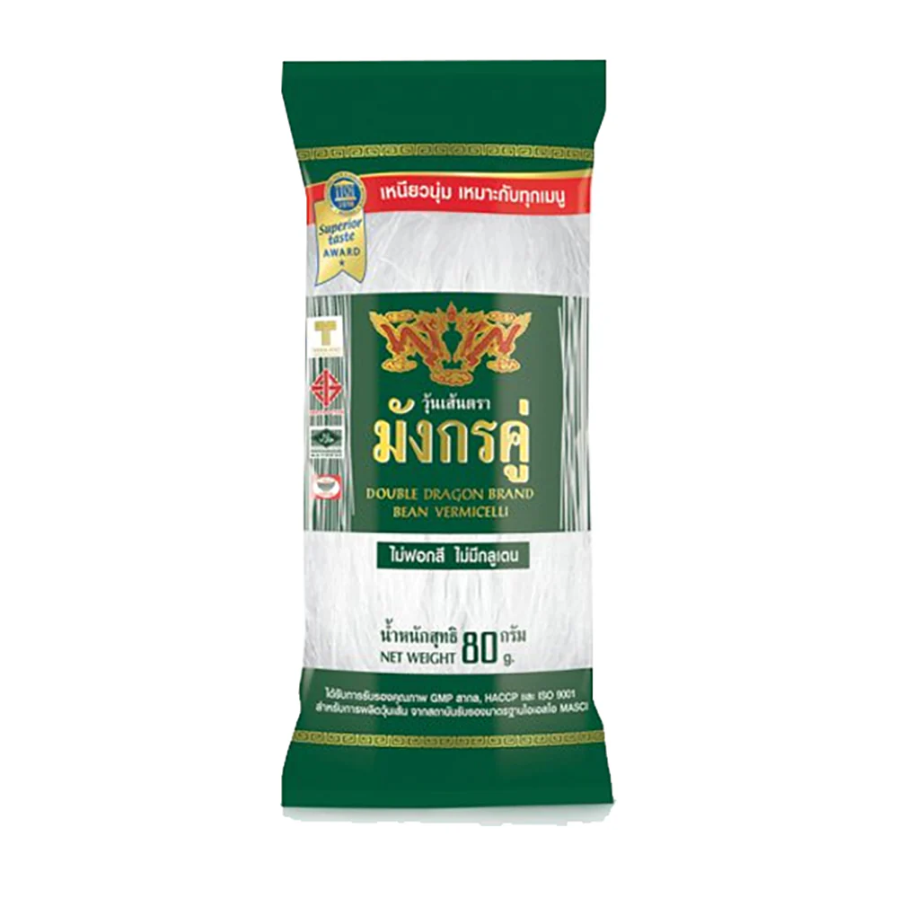 Double Dragon Brand Thai Bean Vermicelli - 80g