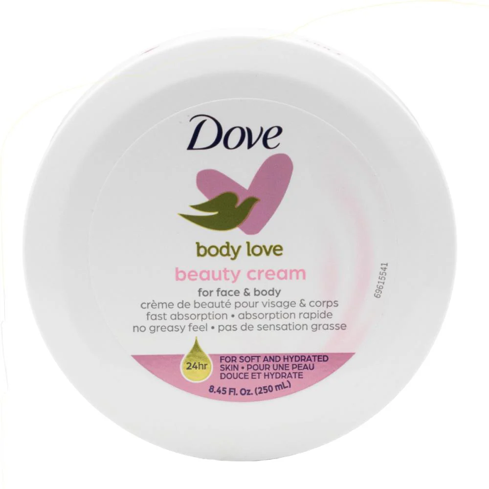Dove Body Love Beauty Cream for Face & Body 250ml
