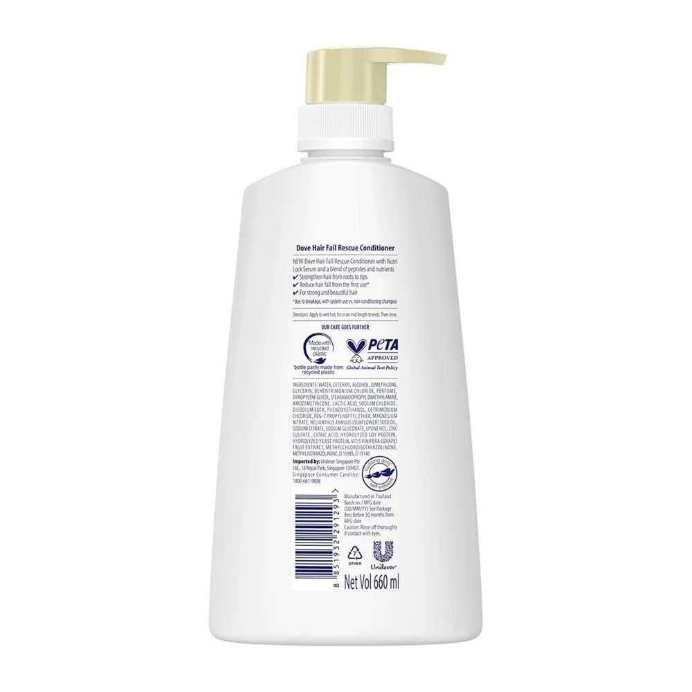 Dove Hair Fall Rescue Conditioner for Weak, Breakage-Prone Hair 660ml - Image 2