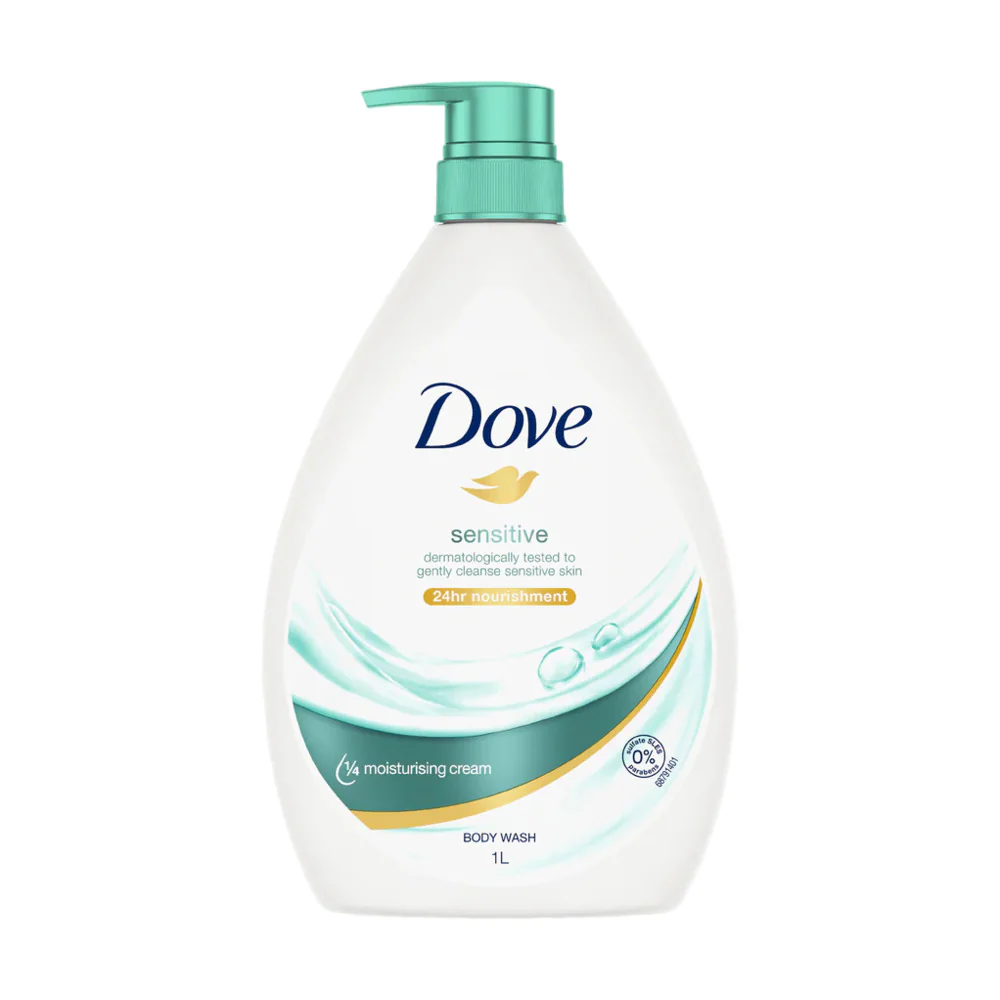 Dove Sensitive Skin Nourishing Body Wash 1L