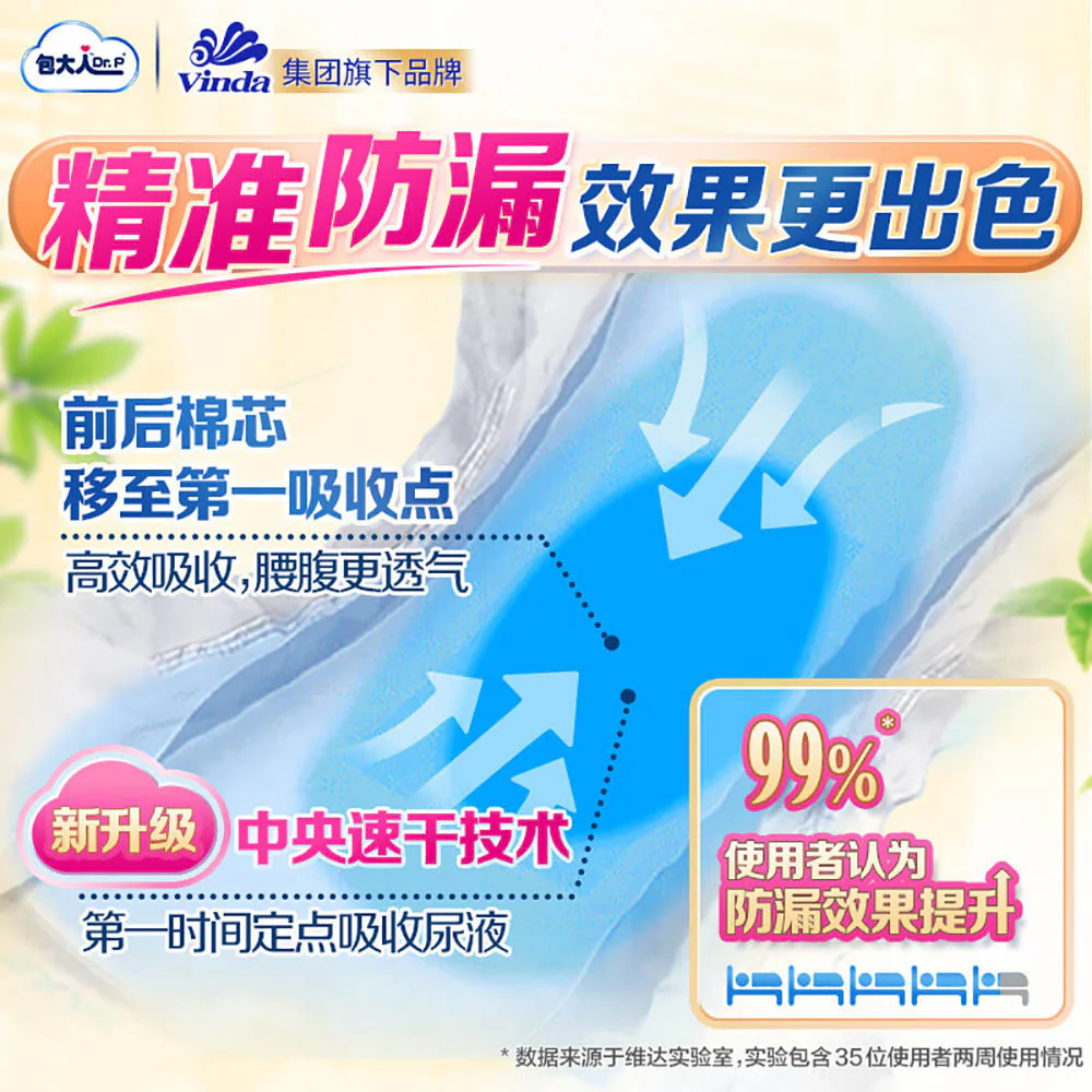 Dr. P Adult Diapers Basic M Size - 10 Pieces - Image 4