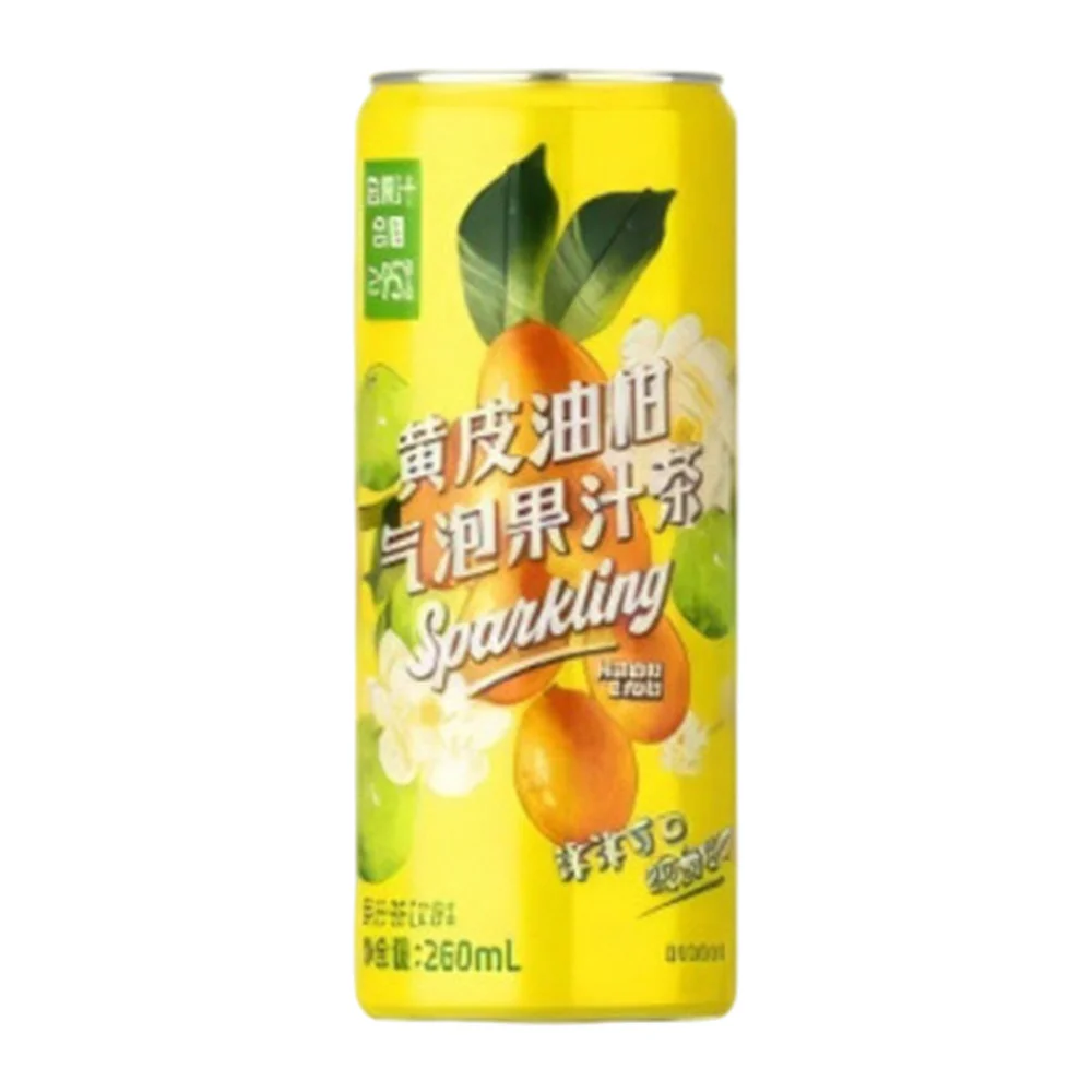 Drinksba Huangpi & Yougan Sparkling Fruit Juice Tea 260ml – Limited Import