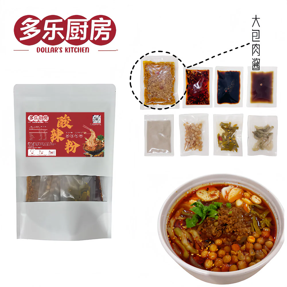 DuoLe Kitchen Mixed Sauce Hot and Sour Noodles - 320g - Image 5