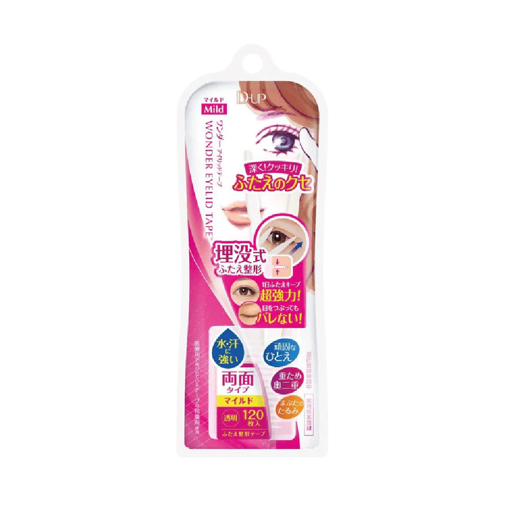 DUP Japanese Invisible Double Eyelid Tape - 120 Pieces