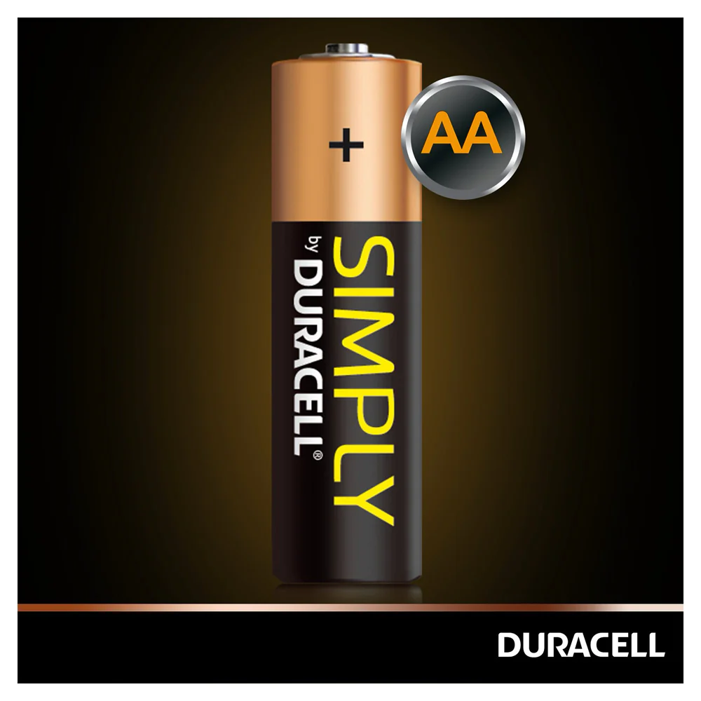 Duracell Simply AA Alkaline Batteries - 4 Pack - Image 2