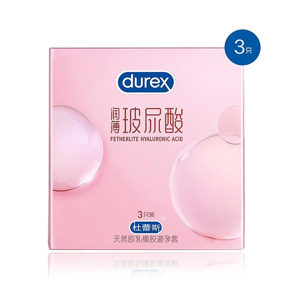 Durex Fetherlite Hyaluronic Acid Condoms - 3 Pieces