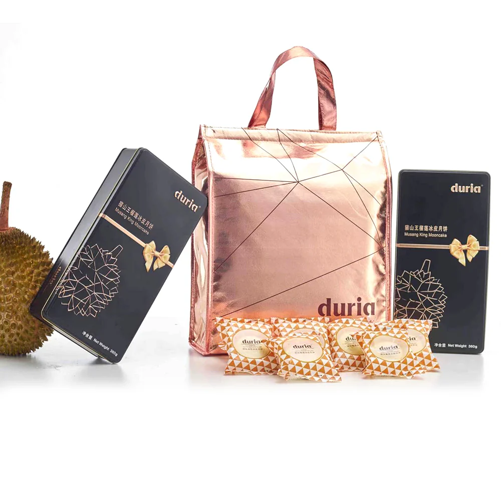 Duria Musang King Durian Snowy Mooncake Gift Box - 6 Pieces, 360g
