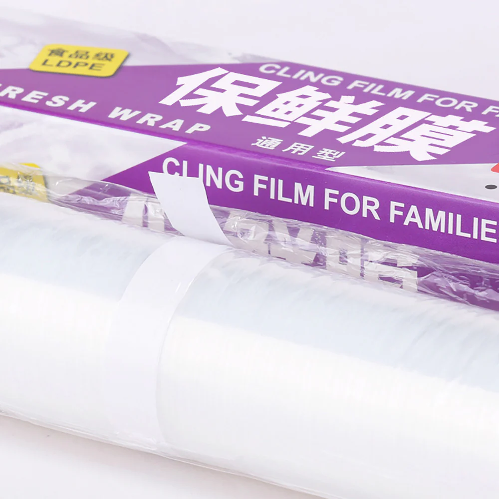E-Clean Food Grade PE Cling Film with Cutter - 30cm x 25m - Image 4