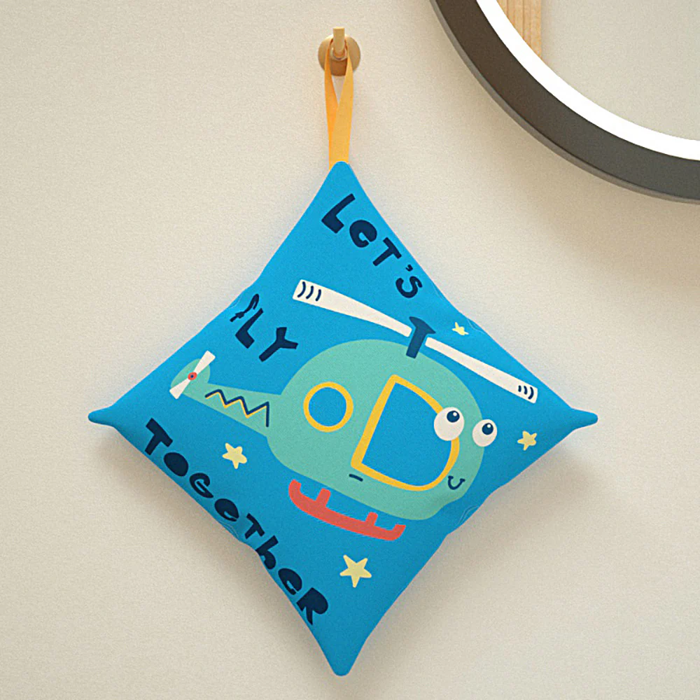 Ecoway Diatomaceous Earth Hand Towel Mat - Airplane Design, 20x20cm