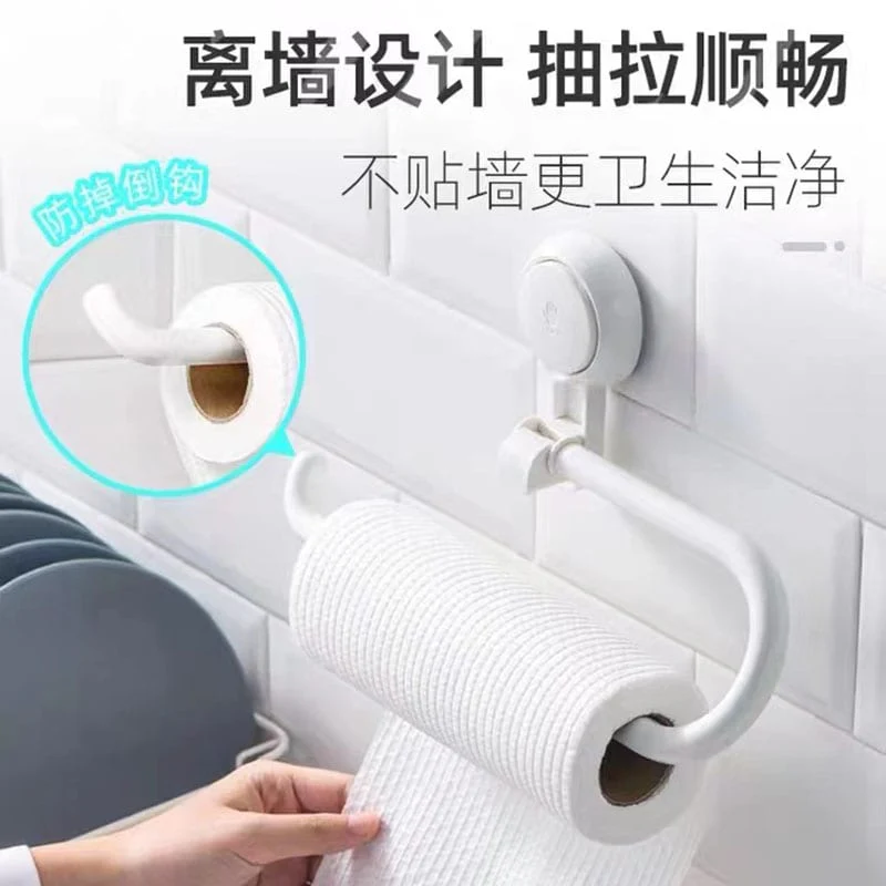 Ecoway Kitchen Paper Towel Vacuum Suction Hook - Holds Up to 5kg - Image 4