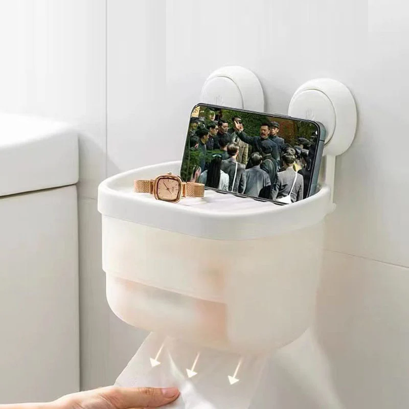 Ecoway Vacuum Suction Toilet Paper Holder - Holds up to 10kg - Image 2