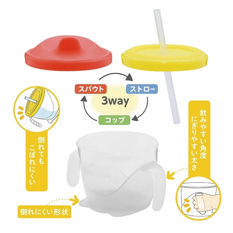 Edisonmama 3-in-1 Training Sippy Cup for Babies - 5 Months+ - Image 2