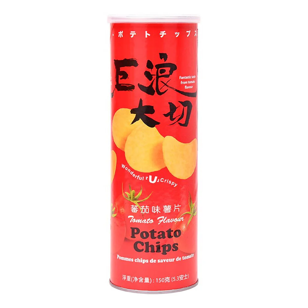EDO Giant Cut Potato Chips - Tomato Flavor, 150g - Image 2
