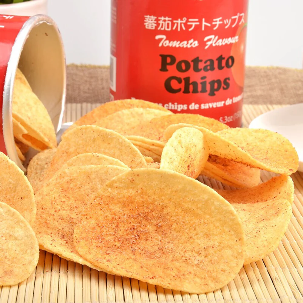 EDO Giant Cut Potato Chips - Tomato Flavor, 150g - Image 4