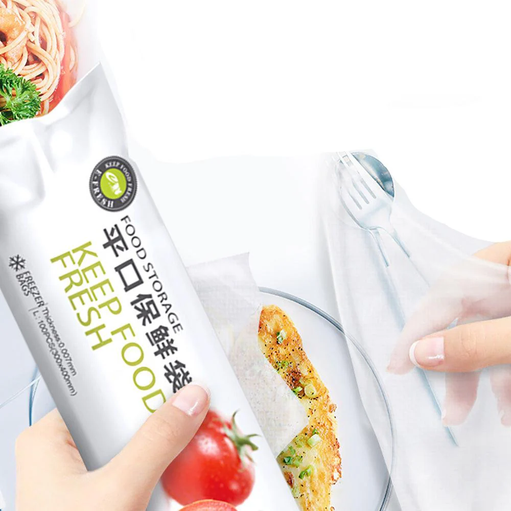 eFresh Flat Mouth Food Storage Bags 30x40cm - Pack of 100 - Image 2