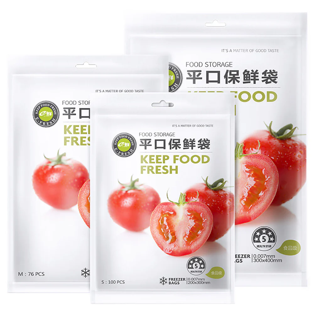 eFresh Tear-Free Food Storage Bags 30x40cm - 58 Pieces - Image 4