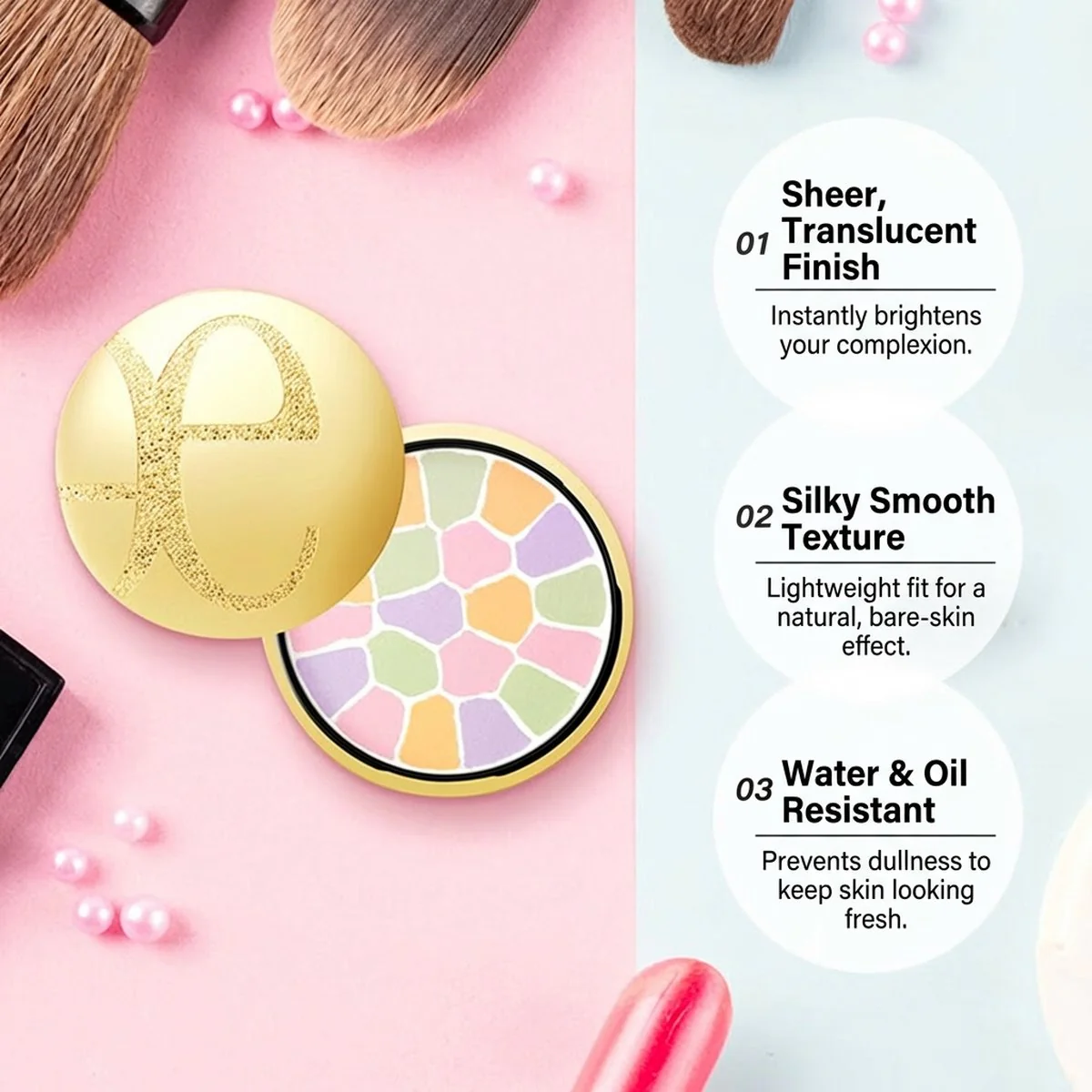 Elegance La Poudre Haute Nuance Face Powder I 8.8g - Japanese Version - Image 5