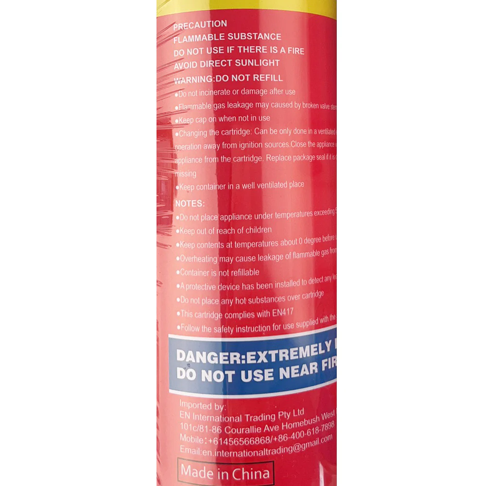 Element of Nature Portable Butane Gas Canisters - Pack of 4 - Image 2