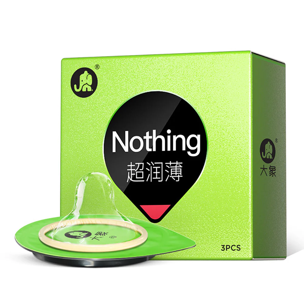 Elephant Nothing Ultra-Thin Condoms - 3 Pieces - Image 2