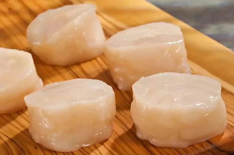 Emerald Frozen Sashimi-Grade Scallop Meat, Size 80/100 – 1kg (5 Packs)