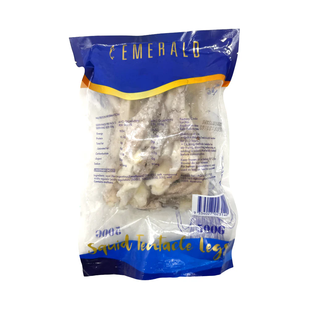 Emerald Frozen Squid Tentacles 500g - Image 2
