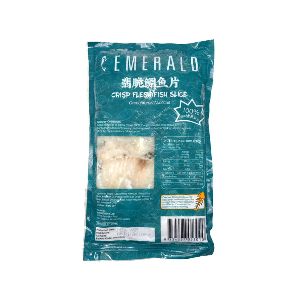 Emerald Frozen Tilapia Fish Slices 500g - Image 2