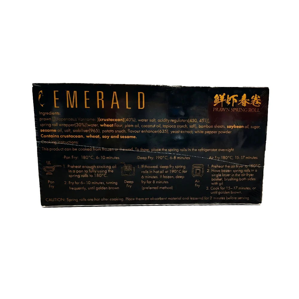 Emerald Prawn Spring Rolls 480g - Image 2
