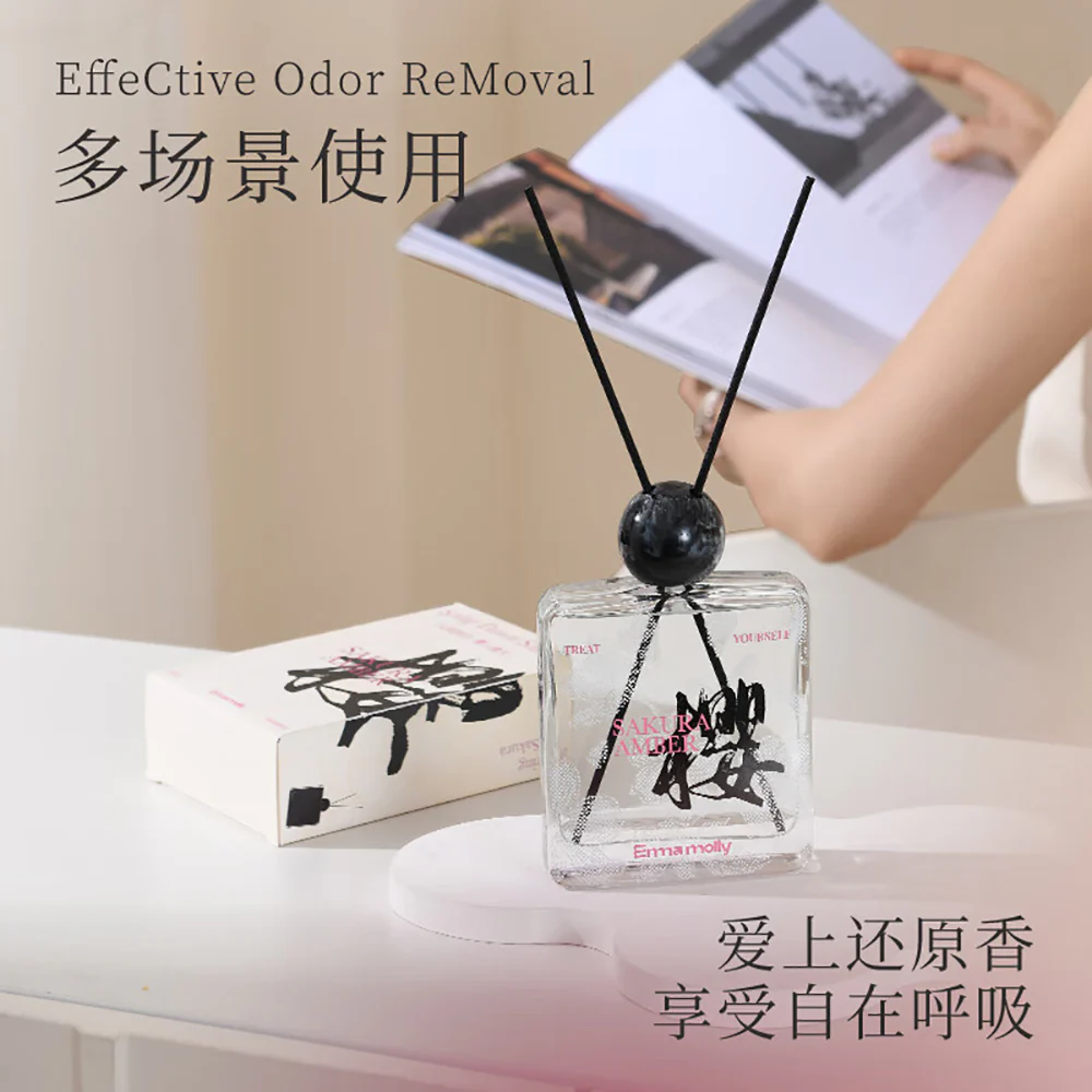 Emmamolly Reed Diffuser Sakura & Amber 100ml - Image 4