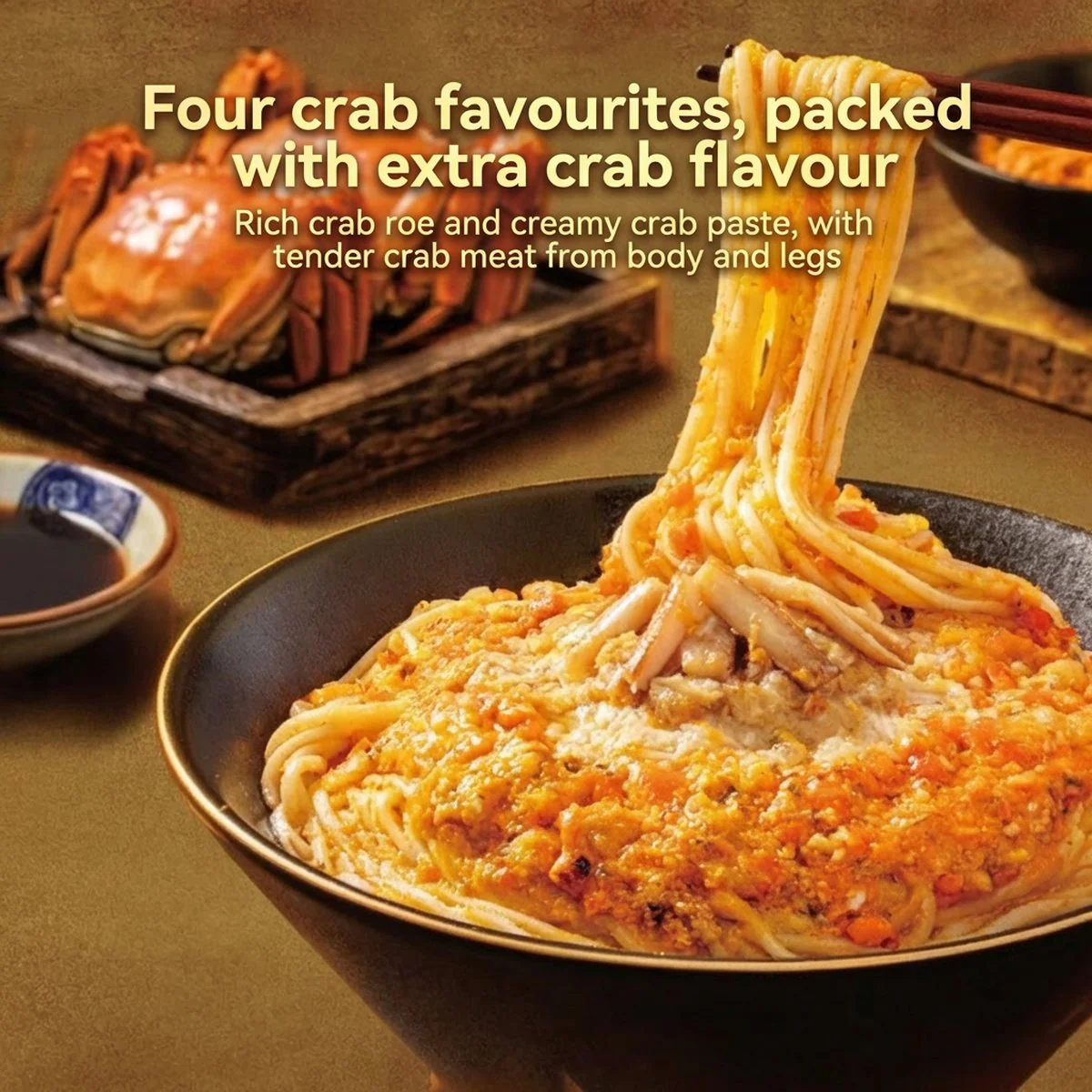 Erhejia Crab Roe Noodles - 915g - Image 3