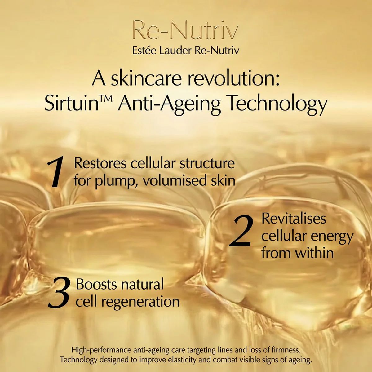 Estée Lauder Re-Nutriv Ultimate Lift Regenerating Youth Creme Gelée 50ml – Lightweight Gel Cream - Image 4