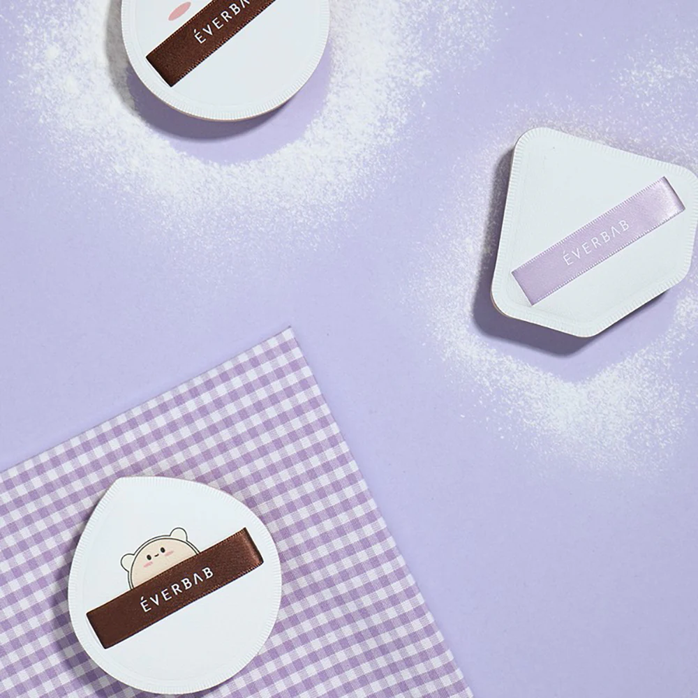 Everbab Diamond Sugar Cushion Puff - 2 Pieces - Image 4