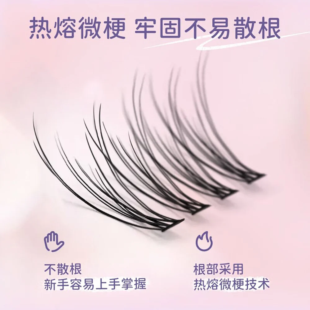 Everbab Single Cluster False Eyelashes - Dense Little Devil - Image 2