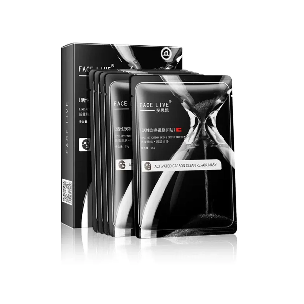 Face Live Activated Carbon Clean Repair Mask - Single Sheet
