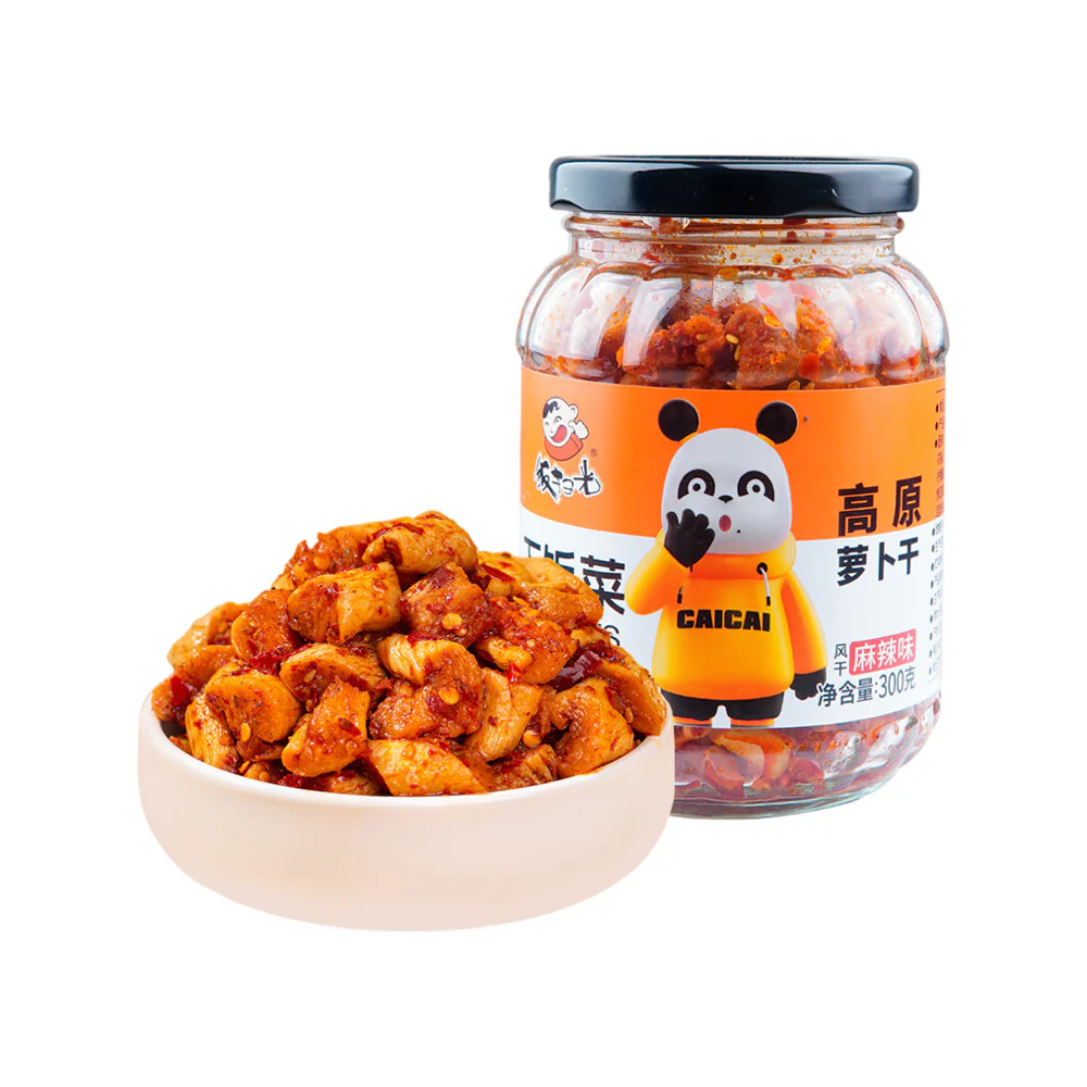 Fansaoguang Sichuan Mala Air‑Dried Highland Radish Pickles 300g