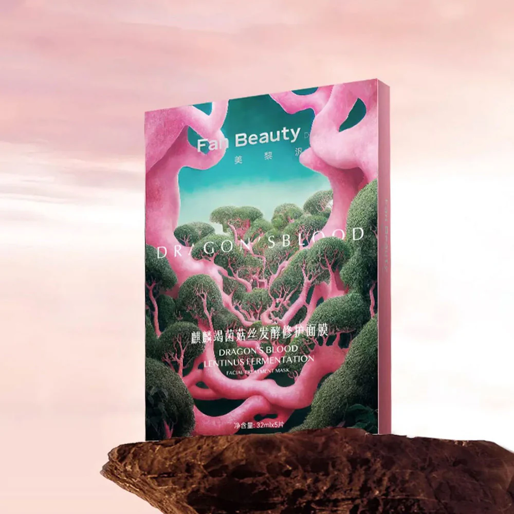 FanBeauty Dragon's Blood Mushroom Soothing Facial Mask - Image 2